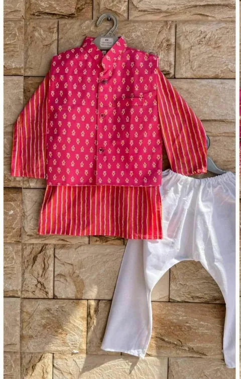 Boys Kurta Pajama Set, kids ethnic wear by Stay Desi