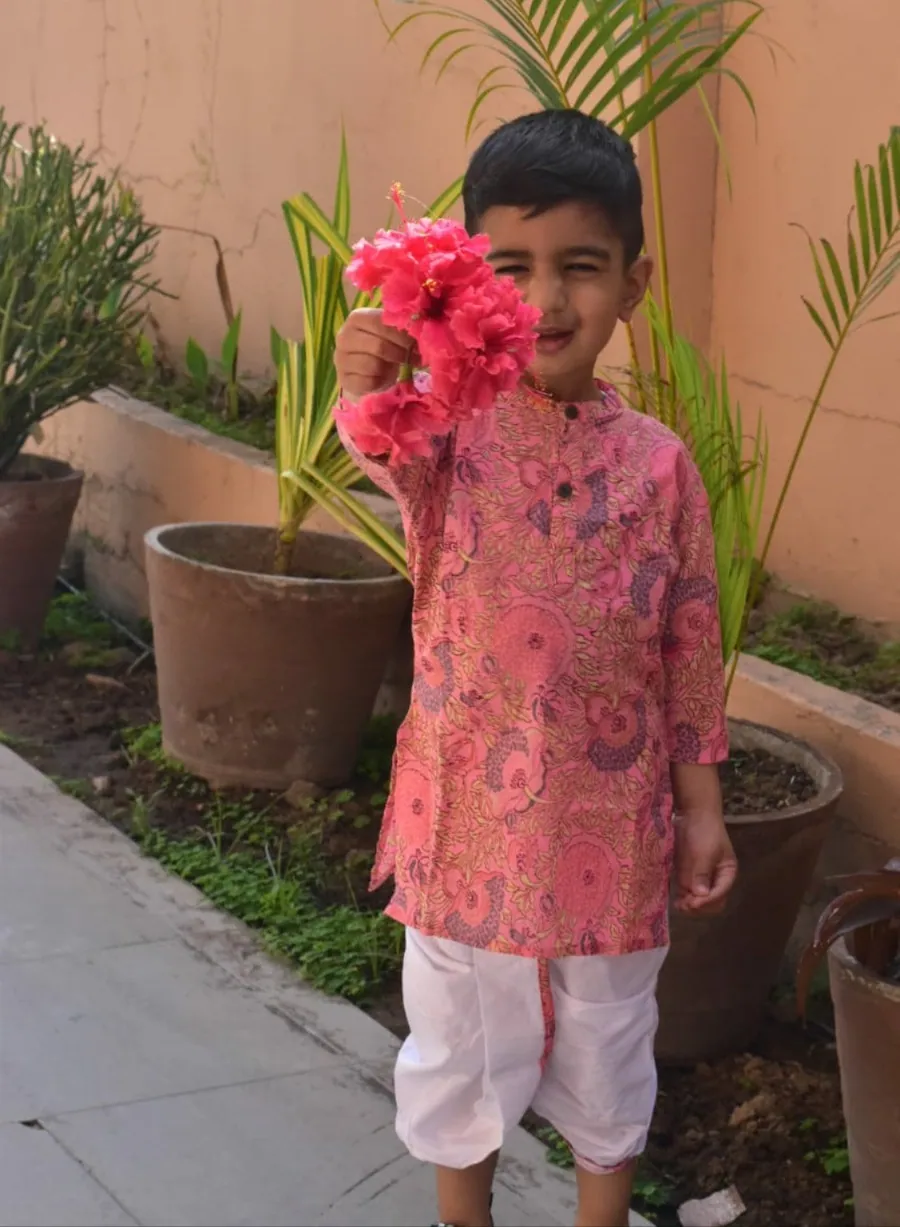 Boys Dhoti Kurta Set, view 4